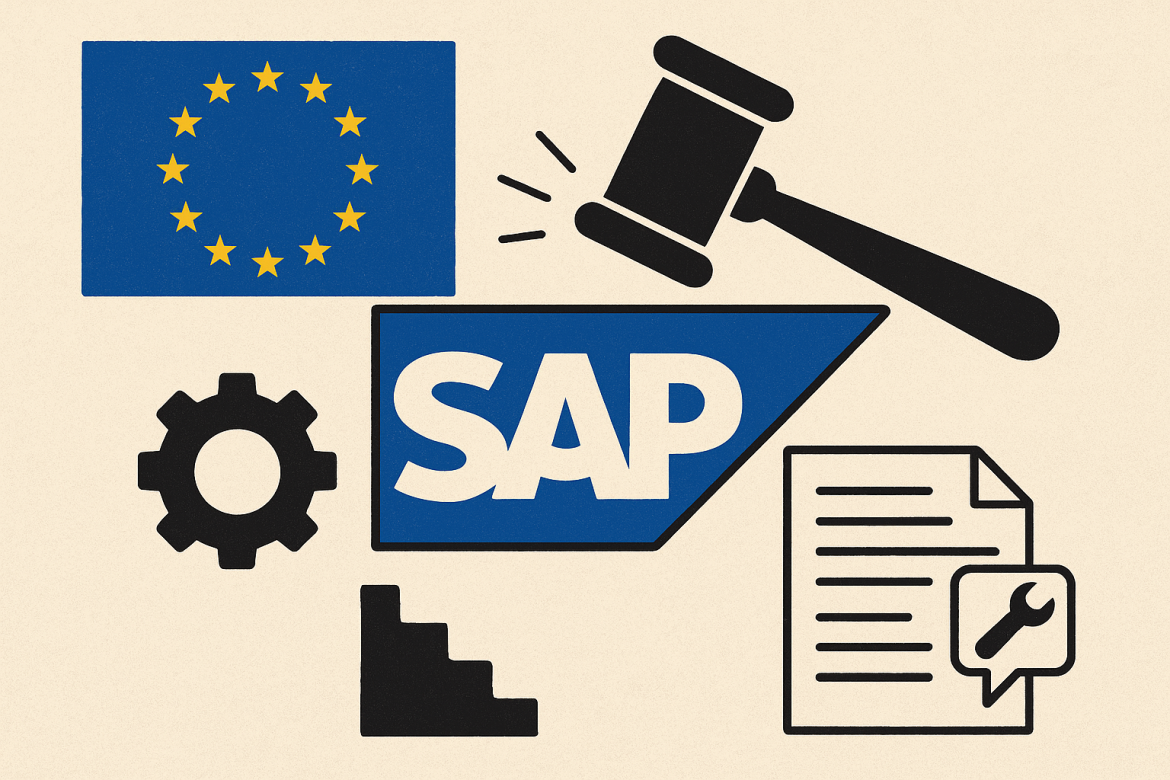 The European Union has launched a probe into SAP SE, investigating whether the German software company restricted competition in the market for on-premise maintenance and support services tied to its Enterprise Resource Planning (ERP) program. Regulators suspect that SAP’s policies may have limited customer choice by making it harder for rival service providers to compete, leaving European businesses with fewer options and potentially higher costs. “We are concerned that SAP may have restricted competition in this crucial aftermarket, by making it harder for rivals to compete, leaving European customers with fewer choices and higher costs,” European Commission Vice President Teresa Ribera said in a statement on Thursday.The inquiry marks the latest move by the European Commission to scrutinise large technology firms and their influence in key digital and software markets, echoing previous probes into dominant players across industries and regions.EU investigates SAP ERP service marketThe European Union announced on Thursday that it is examining whether SAP’s licensing practices in the ERP market prevented customers from selecting alternative maintenance providers.The focus is on the aftermarket for ERP services, which are essential for companies using the software to manage daily operations ranging from finance to logistics.Officials stressed that the investigation is aimed at ensuring businesses in Europe are not unfairly restricted when seeking support services for their ERP systems. SAP may submit commitments to address the Commission’s concerns as the process unfolds, depending on the outcome.SAP response and financial reactionSAP issued a separate statement saying its licensing and maintenance policies are consistent with global software industry standards and fully legal. The company noted that it does not expect the probe to materially affect its financial performance.Following the announcement, SAP’s shares fell by 1.5% in Frankfurt as of 12:03 p.m., moving in line with declines seen across its industry peers and broader technology markets in the region.Links to Microsoft antitrust scrutinyThe case resembles the European Commission’s earlier probe into Microsoft, which centred on the alleged illegal bundling of its Teams video-conferencing tool with Office software. That case led Microsoft to carve Teams out of its Office packages in Europe, resolving regulators’ concerns about competition.The SAP investigation underlines the EU’s broader efforts to address competition in software and digital markets where dominant players can influence pricing and customer choice, often with long-term implications for enterprise technology adoption and overall operational costs.SAP expands in cloud and AI marketsThe probe comes at a time when SAP is pursuing major deals to strengthen its position in cloud computing and artificial intelligence. The company has recently partnered with OpenAI and Amazon Web Services to enhance “digital sovereignty” offerings designed for European governments.SAP has already seen rapid growth in its cloud division, with sales nearing €22 billion, almost three times higher than in 2019. The company is now investing in adapting its software for the generative AI era, while continuing to ensure its ERP systems remain central to business operations worldwide across multiple sectors.The post <a href="https://invezz.com/news/2025/09/25/sap-under-eu-antitrust-probe-for-erp-maintenance-practices/">SAP under EU antitrust probe for ERP maintenance practices</a> appeared first on <a href="https://invezz.com/">Invezz</a>