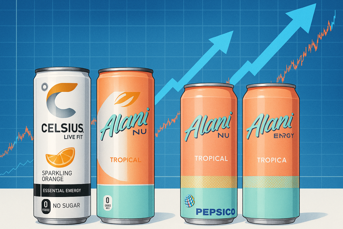 Celsius Holdings is set for additional gains as its core and acquired beverage lines strengthen across markets, according to Morgan Stanley. The investment bank upgraded the energy drink maker to overweight from equal weight, citing expectations for renewed topline growth momentum. Alongside the upgrade, Morgan Stanley raised its price target on the stock to $70 from $61 per share, implying a potential upside of 23% from Monday’s close.“We see another leg up in CELH driven by a greater than expected reacceleration in topline growth with Alani’s transition to PEP and improving Celsius growth,” analyst Eric Serotta wrote in a note to clients on Tuesday.Celsius shares responded positively to the move, trading 4% higher in premarket activity. The stock has delivered a strong performance in 2025, rallying 116% year to date and over 81% across the past 12 months.Core line returns to growthCelsius’ original energy drink line, which faced a sharp slowdown last year, has returned to growth in recent months. Serotta noted that this recovery should continue, aided by easier year-over-year comparisons beginning in December and lasting through June.The analyst said further improvements are expected as the company builds on this rebound, reinforcing investor confidence that the slowdown was temporary. Stronger sales from the original line provide a more stable foundation for Celsius’ overall business performance, complementing contributions from its newly acquired brand.Alani Nu positioned for accelerationEarlier this year, <a href="https://ir.celsiusholdingsinc.com/news/news-details/2025/Celsius-Holdings-Completes-Acquisition-of-Alani-Nu/">Celsius acquired the Alani Nu beverage line</a> for nearly $2 billion. While the brand’s sales cooled after delivering “outsized” results in the second quarter, Morgan Stanley expects a fresh wave of momentum.According to Serotta, Alani Nu is positioned to accelerate as it transitions into PepsiCo’s distribution system (PEP). The move is likely to expand its market reach and drive stronger growth in the months ahead.The acquisition has broadened Celsius’ product portfolio, enabling the company to participate more fully in the competitive energy and wellness beverage sector. Despite short-term softness in sales, the transition to PEP is seen as a key catalyst that could unlock sustained demand for Alani Nu.Market tailwinds and analyst consensusBoth Celsius’ core and Alani Nu beverage lines may also benefit from external factors in the market. In particular, Morgan Stanley highlighted pricing increases by rival Monster Beverage as a potential driver of additional demand for Celsius products. Competitive pricing dynamics could give Celsius and its newer brand a relative edge in attracting consumers seeking alternatives.The upgrade aligns Morgan Stanley with the broader analyst community. Of the 23 Wall Street firms covering Celsius, 17 currently rate the stock as a buy or strong buy, according to LSEG data. This consensus reflects confidence in the company’s growth trajectory, despite past volatility in its sales performance.As investors digest the latest upgrade and price target hike, Celsius continues to ride significant momentum in 2025. With strong year-to-date gains, a revitalized core line, and anticipated benefits from the Alani Nu integration, the company is drawing favorable attention from Wall Street.The post <a href="https://invezz.com/news/2025/09/30/celsius-stock-jumps-4-in-premarket-after-morgan-stanley-upgrade/">Celsius stock jumps 4% in premarket after Morgan Stanley upgrade</a> appeared first on <a href="https://invezz.com/">Invezz</a>