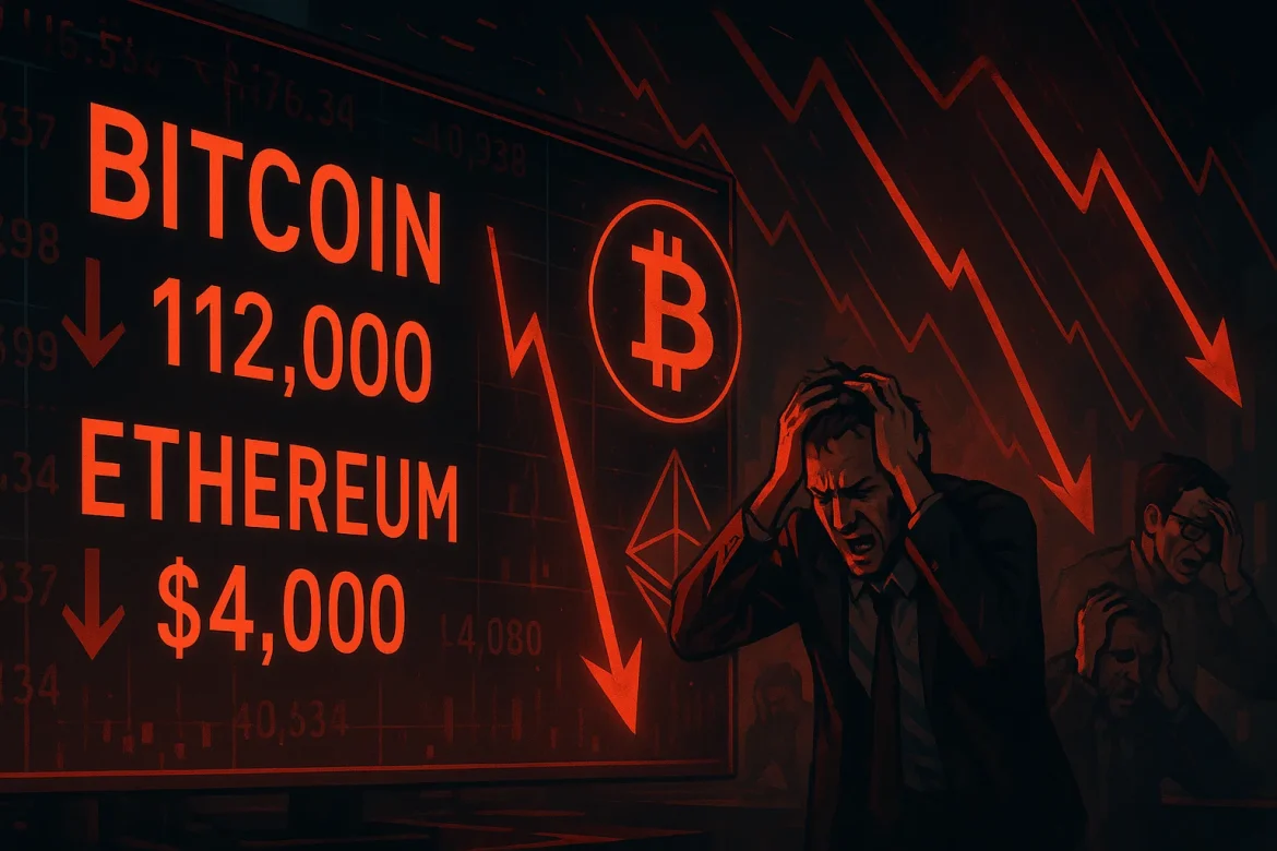 The crypto market is crashing this week, with Bitcoin plunging below $112,000 and Ethereum falling to $4,160. The market capitalization of all coins has plunged to $3.9 trillion, down from the year-to-date high of over $4.2 trillion. This article explores some of the top reasons why cryptocurrencies are going down.Crypto market crash as Fed officials warn on inflation <a href="https://invezz.com/news/2025/09/24/ethereum-price-prediction-heres-why-eth-is-in-a-steep-crash/">Crypto prices are plunging</a> this week as investors remain concerned about the Federal Reserve despite cutting interest rates last week.Several Fed officials who talked this week maintained a cautious tone as they remained concerned about the elevated inflation  Recent data showed that the headline Consumer Price Index (CPI) rose from 2.7% in July to 2.9% in August, while the core CPI remained at 3.1%.In a statement on Tuesday, Jerome Powell noted that more cuts were not assured this year despite the dot plot pointing to two more cuts.Austan Goolsbee, a top Fed official, noted that he was concerned about stagflation in the country and the fact that inflation has remained above the 2% target for four-and-a-half years. He said:<blockquote>“Eventually, at a gradual pace, rates can come down a fair amount if we can get this stagflationary dust out of the air. But with inflation having been over the target for four-and-a-half years in a row, and rising, I think we need to be a little careful with getting overly, up-front aggressive.”</blockquote>Bitcoin and Ethereum ETF outflowsThe crypto market is crashing as demand from American investors eases. Data shows that spot Ethereum and Bitcoin ETFs have had substantial outflows in the past two days.Bitcoin ETFs had outflows of over $103 million on Tuesday and $363 million a day earlier. Their cumulative inflows has dropped to $57 billion. Ethereum ETFs had outflows worth $140 million on Tuesday and $75 million a day earlier.Other crypto ETFs such as the recently launched XRP and DOGE have also lost momentum after the substantial inflows last week. Crypto liquidations rose as the fear and greed index fellThe crypto market is also happening as liquidations surge. Data compiled by CoinGlass shows that the <a href="https://invezz.com/news/2025/09/22/crypto-crash-deepens-btc-risks-fall-toward-106k-as-1b-in-longs-wiped-out/">total liquidations</a> jumped to over $1.65 billion on Monday, the biggest increase this year.Bullish liquidations then dropped to $179 million on Tuesday and are at $115 million today.Liquidations happen when crypto exchanges are forced to close leveraged trades when the collateral, commonly known as margin falls. Crypto prices normally plunge when these liquidations happen as they lead to more selling pressure.Crypto liquidations | Source: CoinGlassAt the same time, the Crypto Fear and Greed Index has moved to the fear zone this week, moving from last month’s greed level of over 65. It is common for cryptocurrencies to drop when a sense of fear returns in the market.Concerns about the Bitcoin price rising wedge BTC price chart | Source: TradingViewFurther, the crypto market is crashing as investors remain concerned about Bitcoin’s technicals, which point to an eventual crash in the coming weeks or months.The logarithm chart above shows that the coin has formed a rising wedge pattern on the weekly chart, and the two lines are about to converge. At the same time, the Relative Strength Index and the MACD have formed a bearish divergence pattern. This divergence normally happens when the indicators are moving downwards as the price continues rising. Therefore, there is a risk that Bitcoin will have a strong bearish breakdown in the coming weeks, which will impact the prices of other cryptocurrencies.The post <a href="https://invezz.com/news/2025/09/24/heres-why-the-crypto-market-is-crashing-this-week/">Here’s why the crypto market is crashing this week</a> appeared first on <a href="https://invezz.com/">Invezz</a>