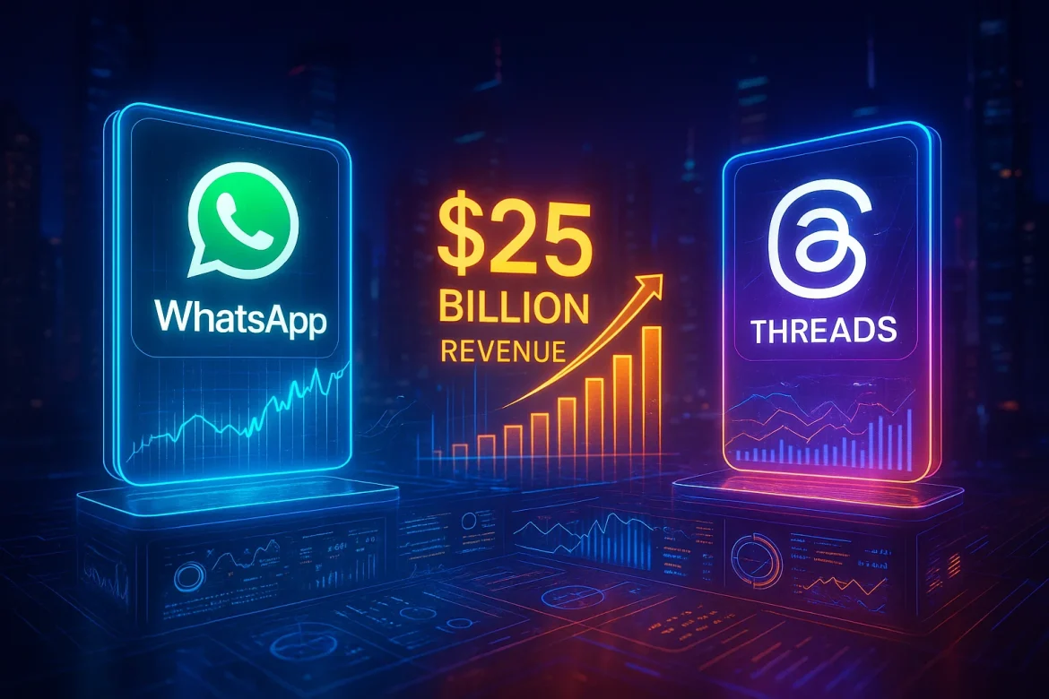 Wall Street analysts are growing <a href="https://finance.yahoo.com/news/25-billion-reason-buy-meta-130002125.html">increasingly optimistic about Meta stock</a>, highlighting a potential $25 billion revenue gain that could come from the company’s evolving advertising approach on WhatsApp, Threads, and AI-driven platforms.This forecast has investors taking note, as Meta’s ability to monetize its messaging apps and integrate advanced AI tools signals a promising evolution for the tech giant’s business model and revenue growth.Meta stock: What’s behind the $25 billion forecast?The bullish outlook largely revolves around Meta’s growing monetization efforts on WhatsApp and Threads.<a href="https://finance.yahoo.com/news/whatsapp-threads-could-drive-25b-131850743.html?utm_source=chatgpt.com">Barclays analysts </a>estimate WhatsApp could contribute approximately $6 billion in advertising revenue by 2026, with Threads potentially bringing in $19 billion by 2027.WhatsApp’s massive user base, around 1.5 billion daily users on its Status feature, creates an extensive but subtle advertising space, while Threads benefits from higher ad rates thanks to its user demographics in regions with greater ad spending.AI technology is also a critical factor. Meta’s systems like Andromeda and GEM/Lattice refine how ads are targeted and delivered, boosting engagement and efficiency.This has already contributed to Meta’s 22% revenue increase in Q2 2025, giving investors confidence that AI-enhanced ads can unlock new revenue avenues beyond traditional social media ads.However, there are risks to consider, such as user acceptance of new ads and competition in the evolving digital ad market.Meta’s broader visionMeta’s long-term strategy has focused on unlocking WhatsApp’s revenue potential, something that was elusive for years.With the recent rollout of ads on WhatsApp’s Status updates and the launch of Threads as a text-centric social platform, the company is finally tapping into these vast audiences with more sophisticated ad tools.This $25 billion opportunity, when compared to Meta’s roughly $179 billion annual revenue, marks a significant boost and expansion of its advertising empire.Moreover, Meta’s massive investments in AI, data centers, and advertising infrastructure complement this strategy.By using advanced AI to optimize ad delivery and engagement, the company is enhancing its well-established ad-driven business model.These steps illustrate a broader shift, where messaging platforms and AI-powered tools become essential drivers of future growth for Meta.Looking ahead, investors will want to keep an eye on how smoothly Meta scales these new ad formats without disruptive user backlash, how innovations in AI continue to boost ad performance, and any regulatory or market pressures that could affect growth.While the $25 billion potential is encouraging, successful execution will be critical to realizing these gains and sustaining Meta’s position in the digital ad space.Meta’s latest prospects offer both a glimpse into its innovative future and a reaffirmation of its ability to turn attention into revenue at scale, making it a company to watch in the months and years ahead.The post <a href="https://invezz.com/news/2025/09/27/meta-stock-to-skyrocket-soon-why-analysts-are-seeing-a-strong-upside/">Meta stock to skyrocket soon? Why analysts are seeing a strong upside</a> appeared first on <a href="https://invezz.com/">Invezz</a>