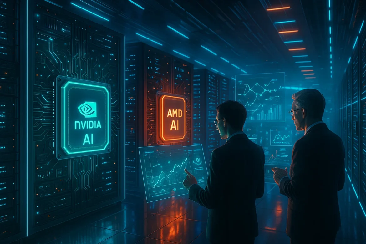 Nvidia and AMD look set to ride a huge wave of growth as AI spending is expected to explode in the coming years. Citigroup just put a number on it and forecasted that nearly $3 trillion is set to be poured into AI infrastructure by 2029. Nvidia clearly leads the pack with its powerhouse chips powering everything from data centers to AI research. AMD isn’t far behind, pushing hard to grab more ground with its own AI tech. These companies aren’t just riding a trend; they’re shaping the future of AI, and investors are taking notice as the race heats up.Big tech bets massive on AICitigroup just updated its forecast for AI spending, and the numbers are jaw-dropping. They now expect the biggest tech companies to pour over $2.8 trillion into AI infrastructure by 2029, up from their previous $2.3 trillion estimate. This surge is mostly thanks to hyperscalers like Microsoft, Amazon, and Google throwing massive dollars into building out their AI capabilities. The AI boom really took off after ChatGPT hit the scene in late 2022, and companies are racing to keep up by expanding data centers and upgrading tech.What’s wild is how much power and money this requires, an extra 55 gigawatts of power capacity globally by 2030, with the US alone needing $1.4 trillion of that spend. Because setting up this infrastructure is crazy expensive, think $50 billion for just one gigawatt of compute power, these companies are borrowing heavily to stay ahead. And it’s not just hype; companies like Eli Lilly and Hitachi are already showing that AI can deliver real results. The Citi report highlights how deep and wide this AI investment wave is reaching, with tech giants betting big on AI’s future.Nvidia, AMD set to gain as AI chip battle heats upNvidia and AMD are front and center when it comes to the big AI spending wave Citigroup is talking about. Nvidia remains the clear heavyweight, dominating the AI chip market with its tech powering most of the world’s leading AI projects. <a href="https://www.tipranks.com/news/the-fly/nvidia-price-target-raised-to-210-from-200-at-citi-thefly">Citi recently bumped up Nvidia’s price target to $210</a>, pointing to strong demand from governments and enterprises betting big on AI. Nvidia’s new chips, like the Blackwell series, keep it ahead of the pack, even though competition is heating up. On the flip side, AMD is making solid inroads with its AI GPUs, winning key clients like Amazon and Meta. While it faces some export restrictions and stiff competition, its AI revenues are expected to jump sharply in the next couple of years. Analysts see AMD as a promising player but remain cautiously optimistic, pricing in the hurdles it faces. Overall, both Nvidia and AMD are riding this trillion-dollar AI boom, and their stocks are reflecting the excitement and potential of where AI is headed next. Investors are watching closely as these chipmakers lead one of the most significant tech shifts in years.The post <a href="https://invezz.com/news/2025/09/30/nvidia-amd-to-see-massive-surge-citigroup-forecasts-trillion-dollar-ai-boom/">Nvidia, AMD to see massive surge? Citigroup forecasts trillion-dollar AI boom</a> appeared first on <a href="https://invezz.com/">Invezz</a>